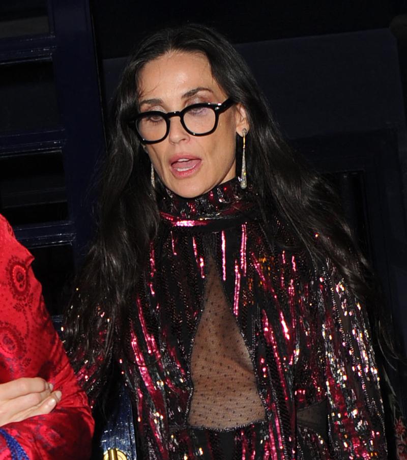 Demi Moore Face Scary Skinny Weight Loss