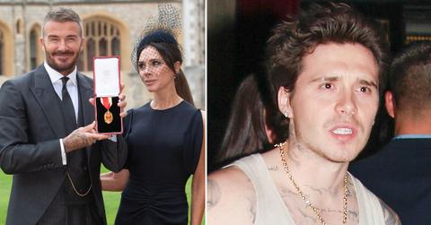Photo of David, Victoria and Brooklyn Beckham