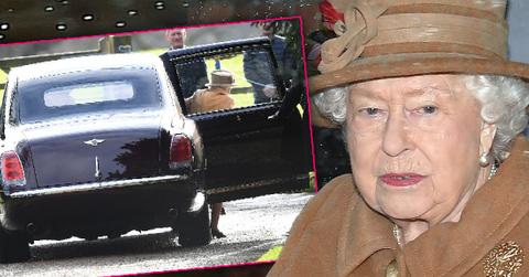 Angry Queen Elizabeth Goes To Church Amid Megxit