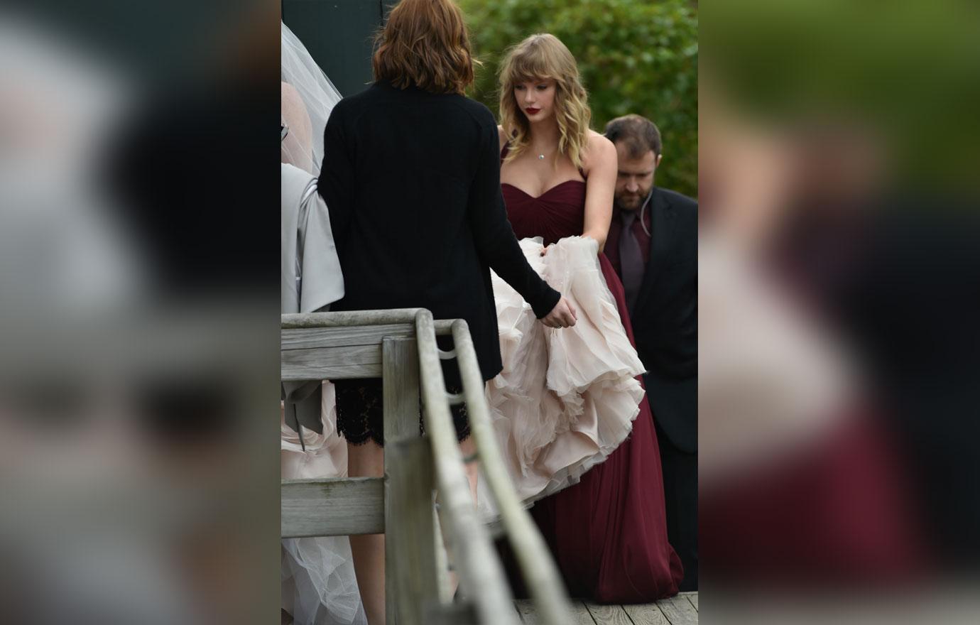 Taylor Swift Stuns As Bridesmaid At Best Friend’s Wedding