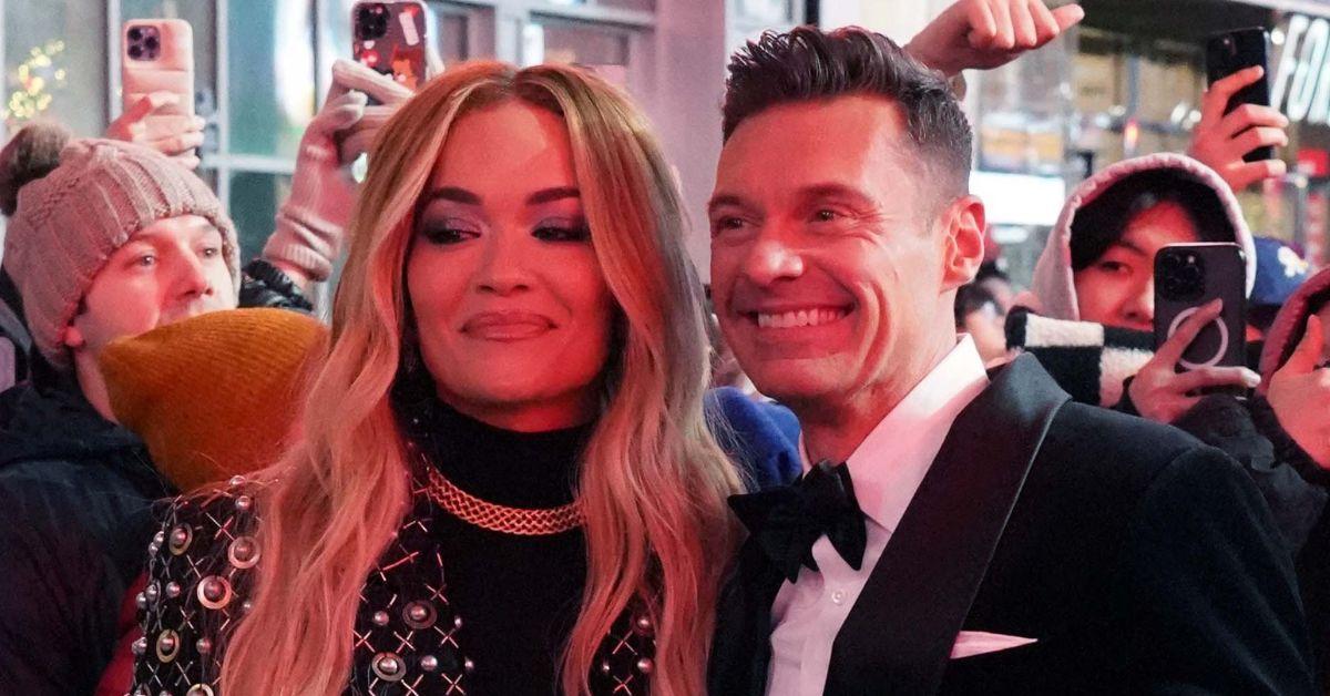 Photo of Rita Ora and Ryan Seacrest.