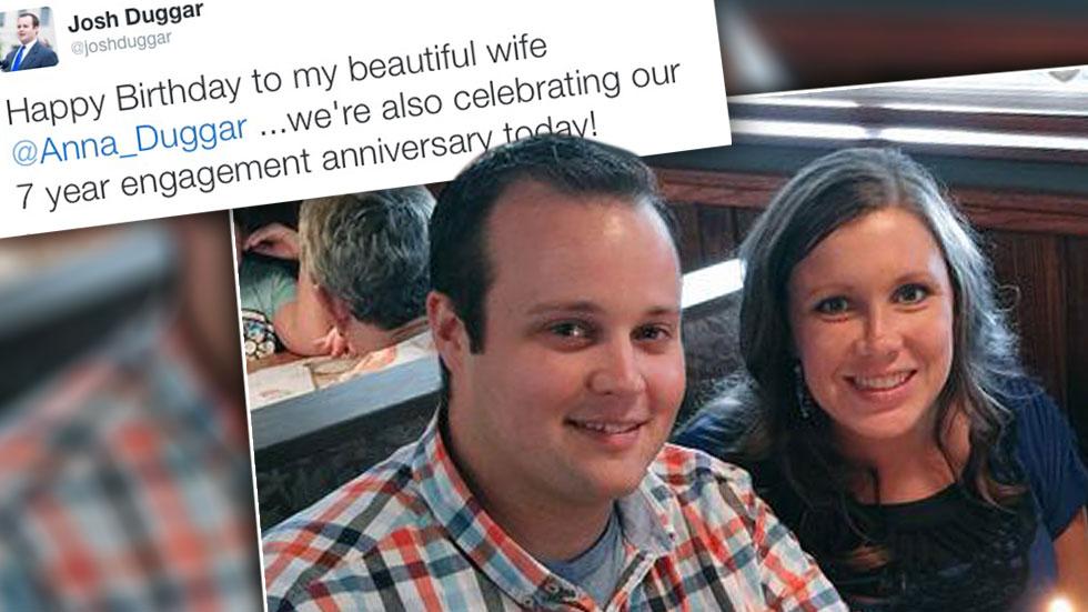 Business As Usual Josh Duggar Celebrates His Wife Annas Birthday Continues Smiling Through 9614