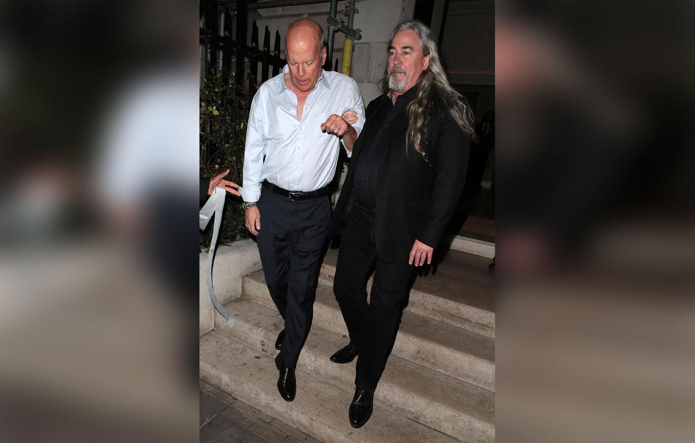 Bruce Willis Drunk Leaving Club Party