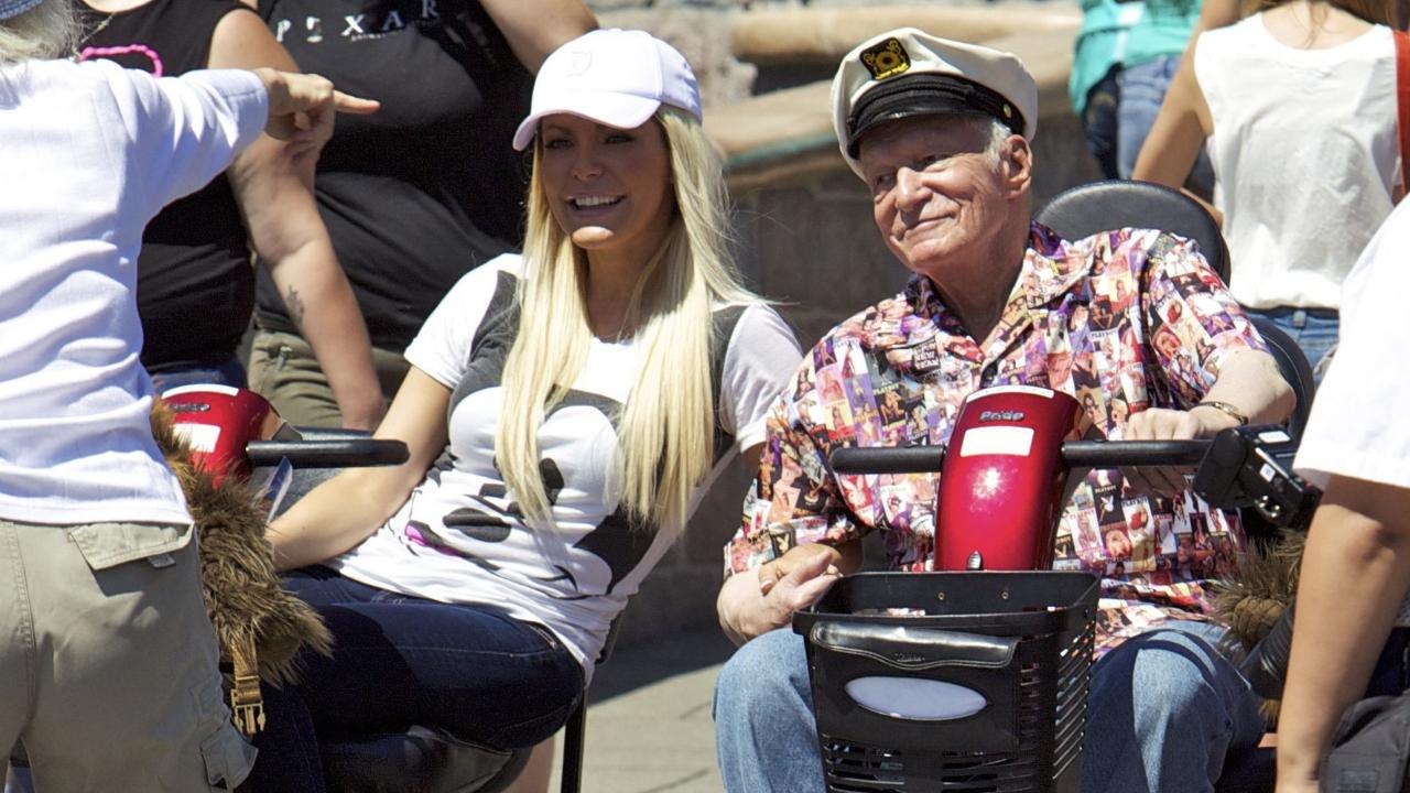 Harris met Hefner when she was 21 and he was 81.
