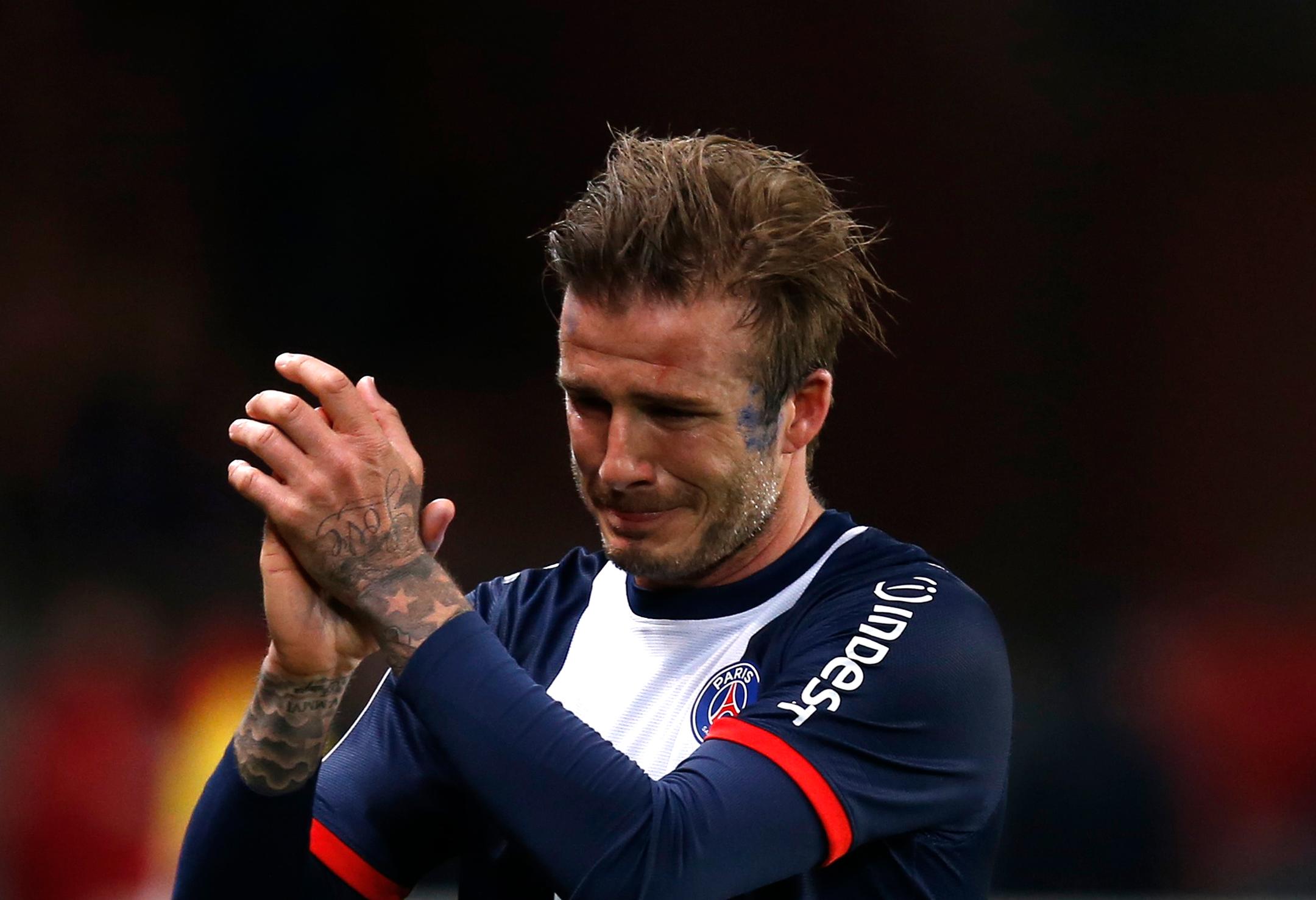 David Beckham Plays Final Soccer Game Before Retiring