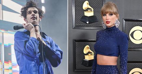 taylor swift boyfriend matt healy nazi salute concert video pp