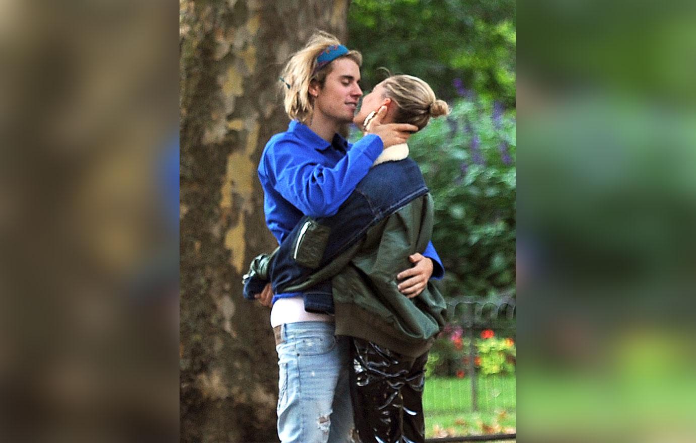 //justin bieber hailey baldwin make out kiss pda marriage rumors