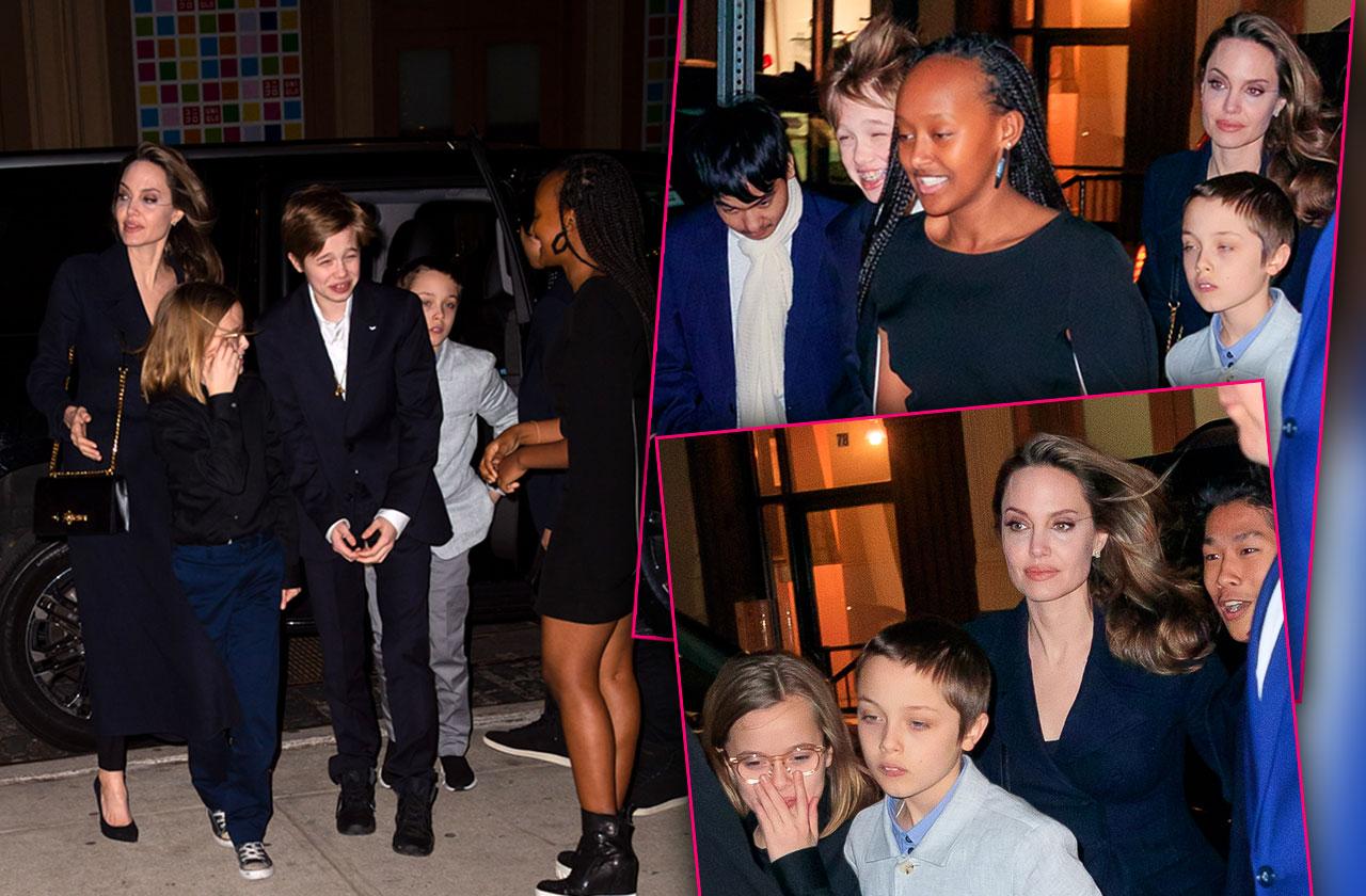 Angelina Jolie Children New York City