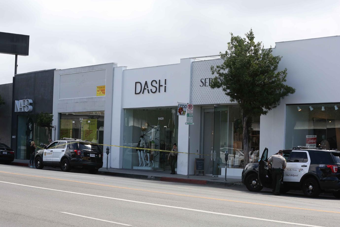 kardashian store dash robbery gun threat crime scene