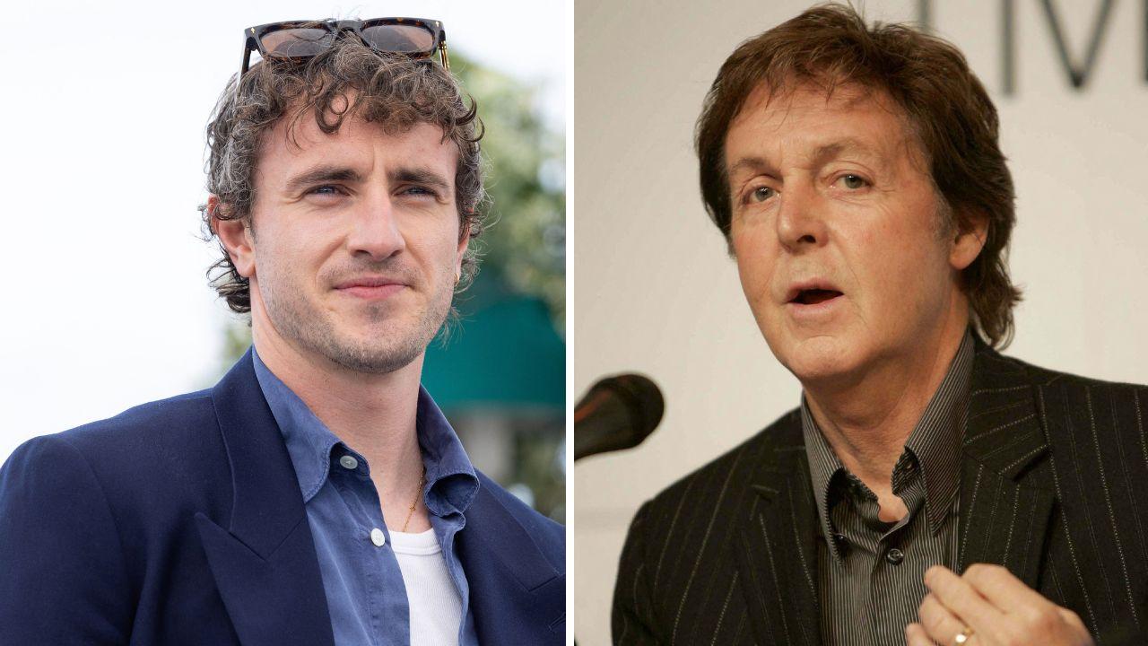 Paul Mescal portrays Paul McCartney in Sam Mendes' upcoming Beatles biopic project.