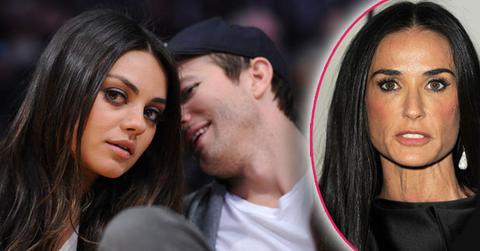 Ashton Kutcher-Mila Kunis-demi-moore-divorce-marriage-babies