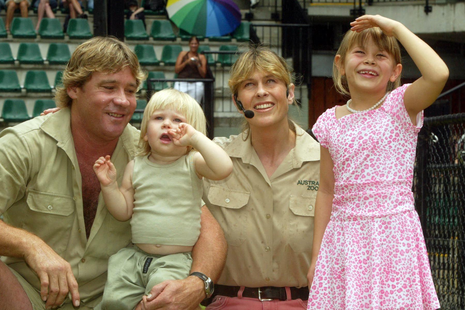 Photo of the Irwin family. 