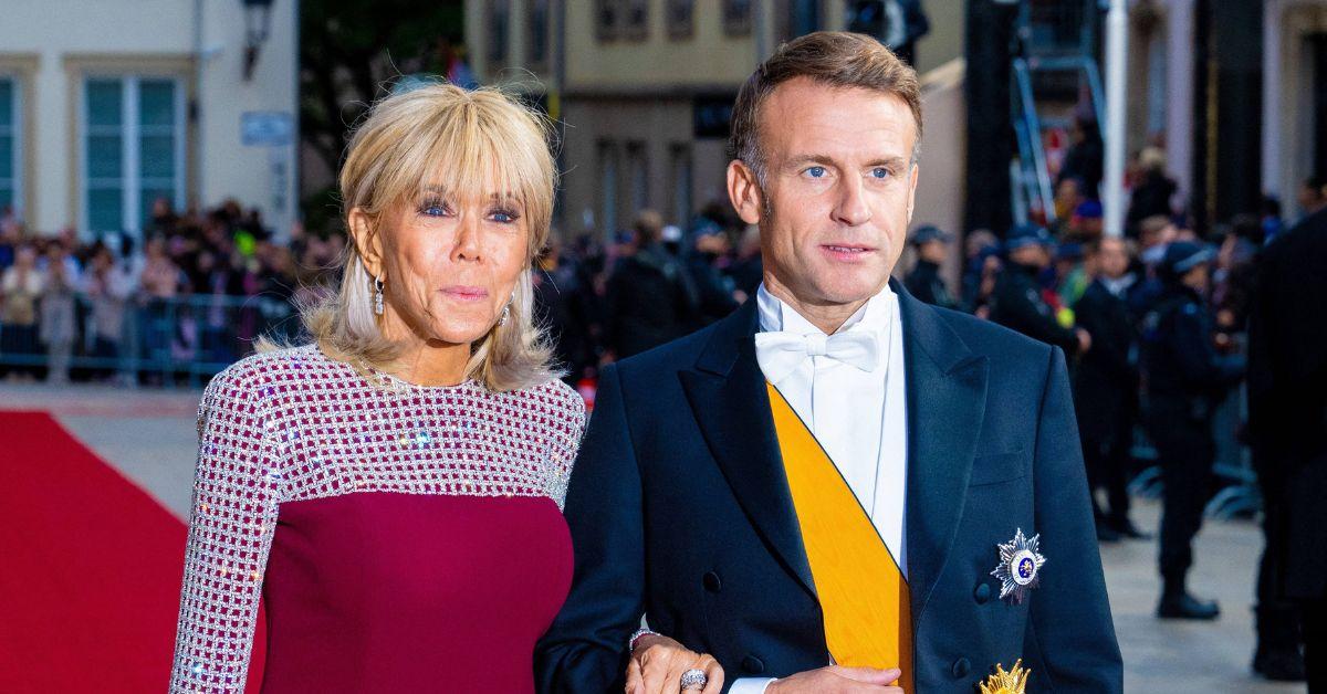 Photo of Brigitte and Emmanuel Macron