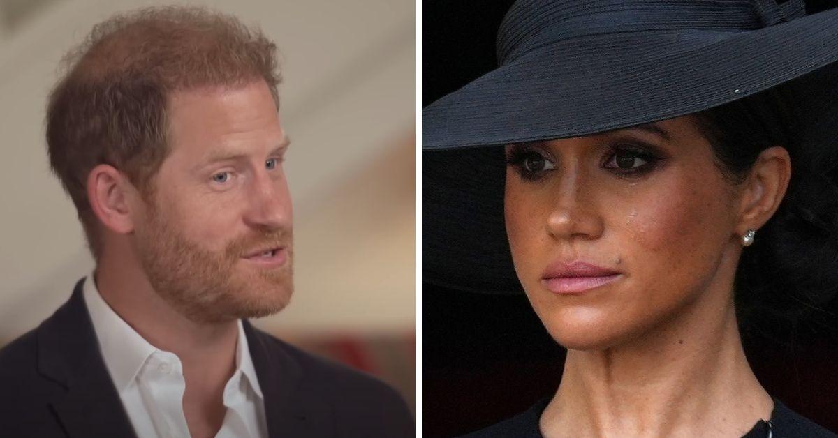 Split photo of Prince Harry, Meghan Markle