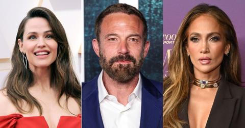picture of Jennifer Garner, Ben Affleck and Jennifer Lopez.