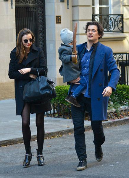 Orlando Bloom Flynn Miranda Kerr Sword Lunch