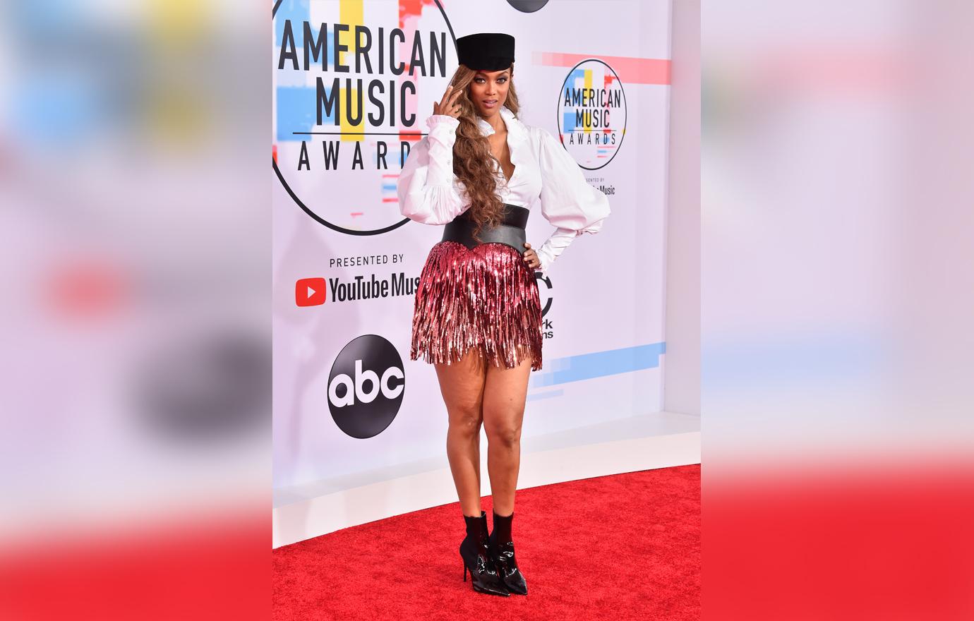 American Music Awards Red Carpet Celebrity Arrivals