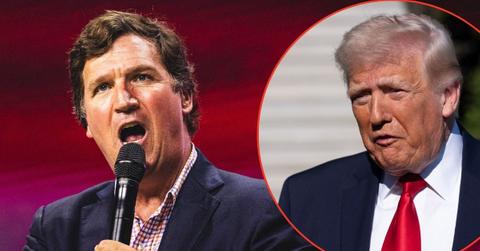 Photo of Tucker Carlson, Donald Trump