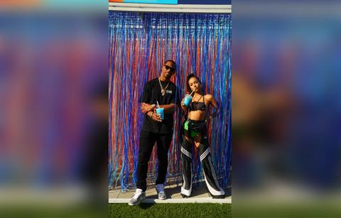 Karrueche Tran and Victor Cruz Coachella