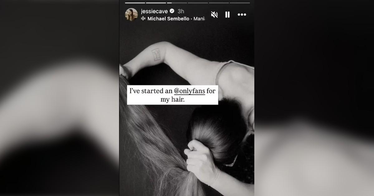 harry potter jesse cave onlyfans content money hair jessiecave ig