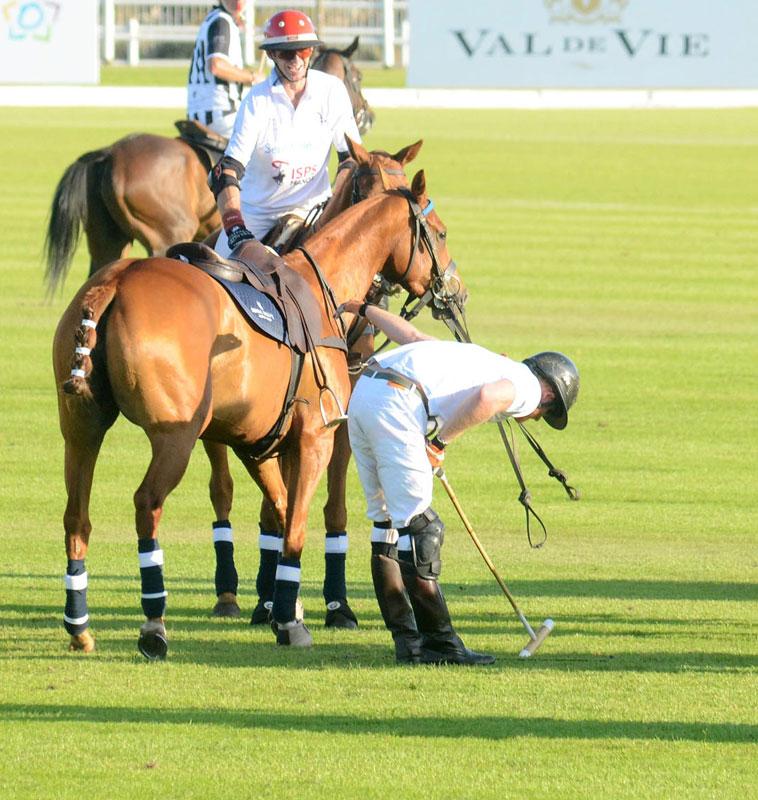 Prince Harry Falls Head-First Charity Polo Match