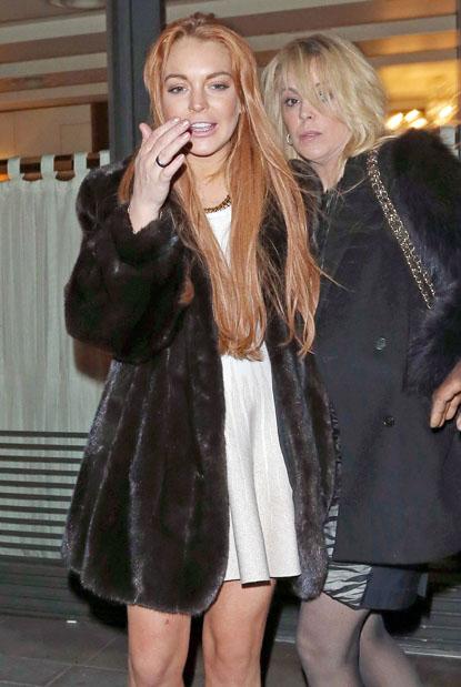 //lindsay dina lohan london