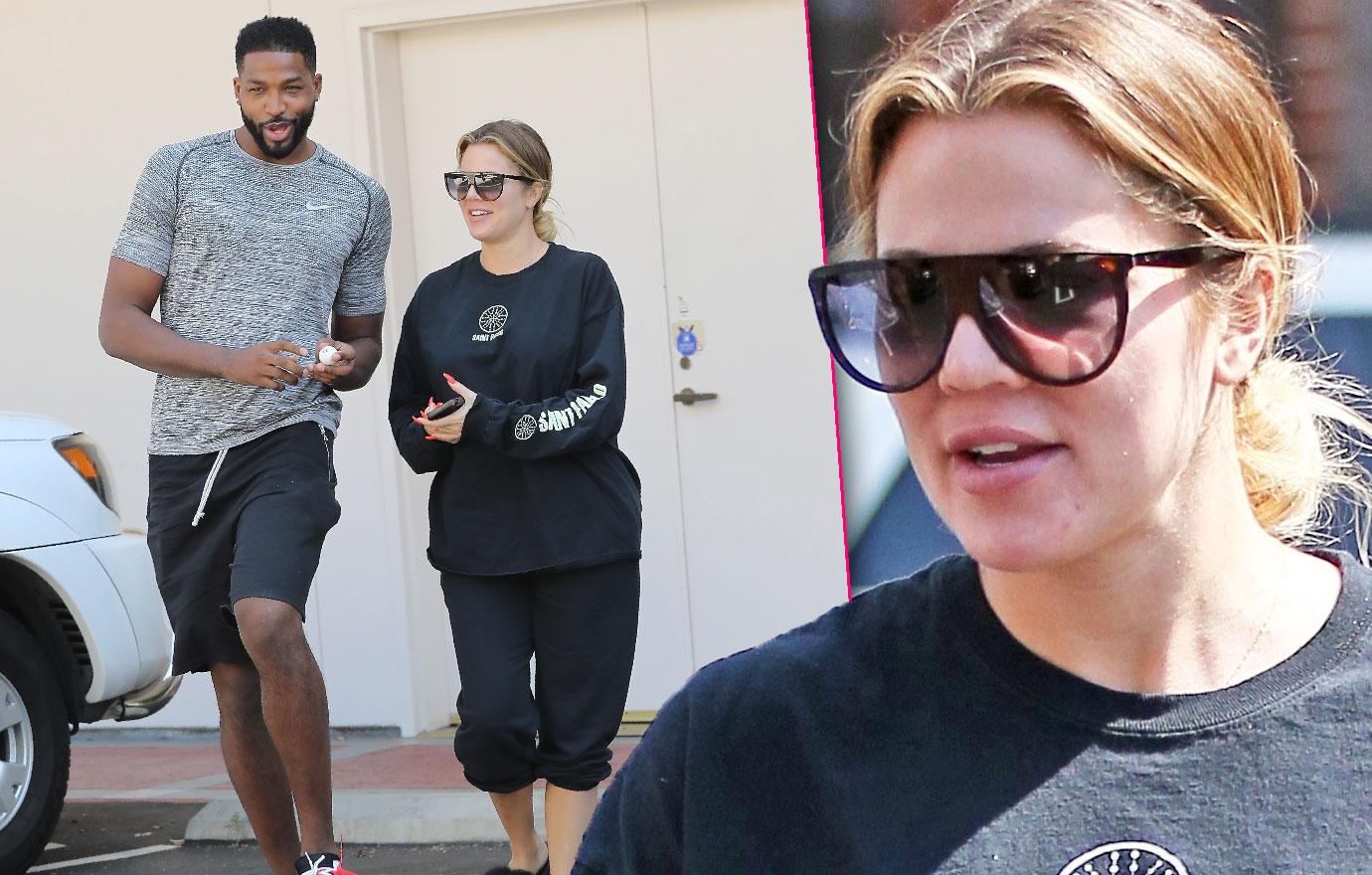 Khloe Kardashian And Tristan Thompson Visit Laser Center Once Again