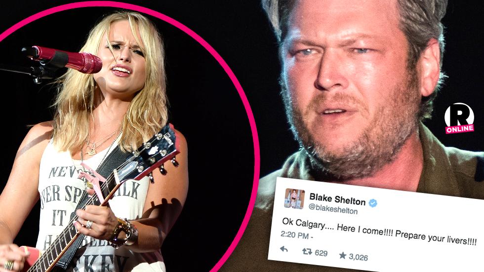 Blake Shelton Miranda Lambert Divorce Alcohol Tour