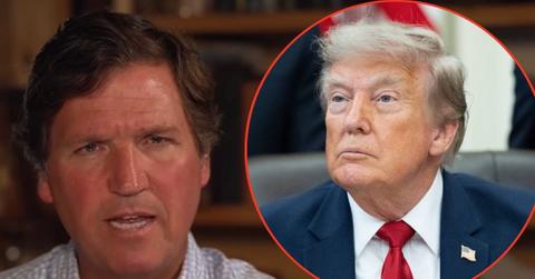 Photo of Tucker Carlson and Donald Trump
