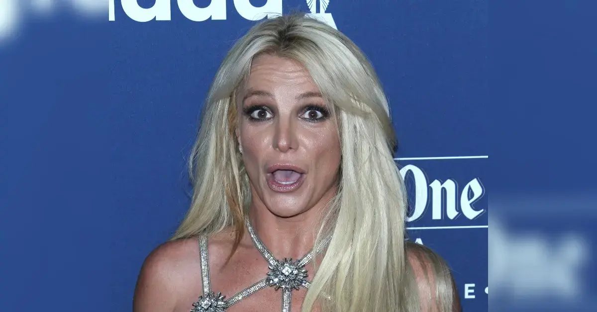 Daily Star on X: Britney Spears' boob pops out on stage in epic