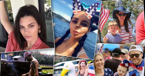 Celebrities Celebrate Fourth Of July