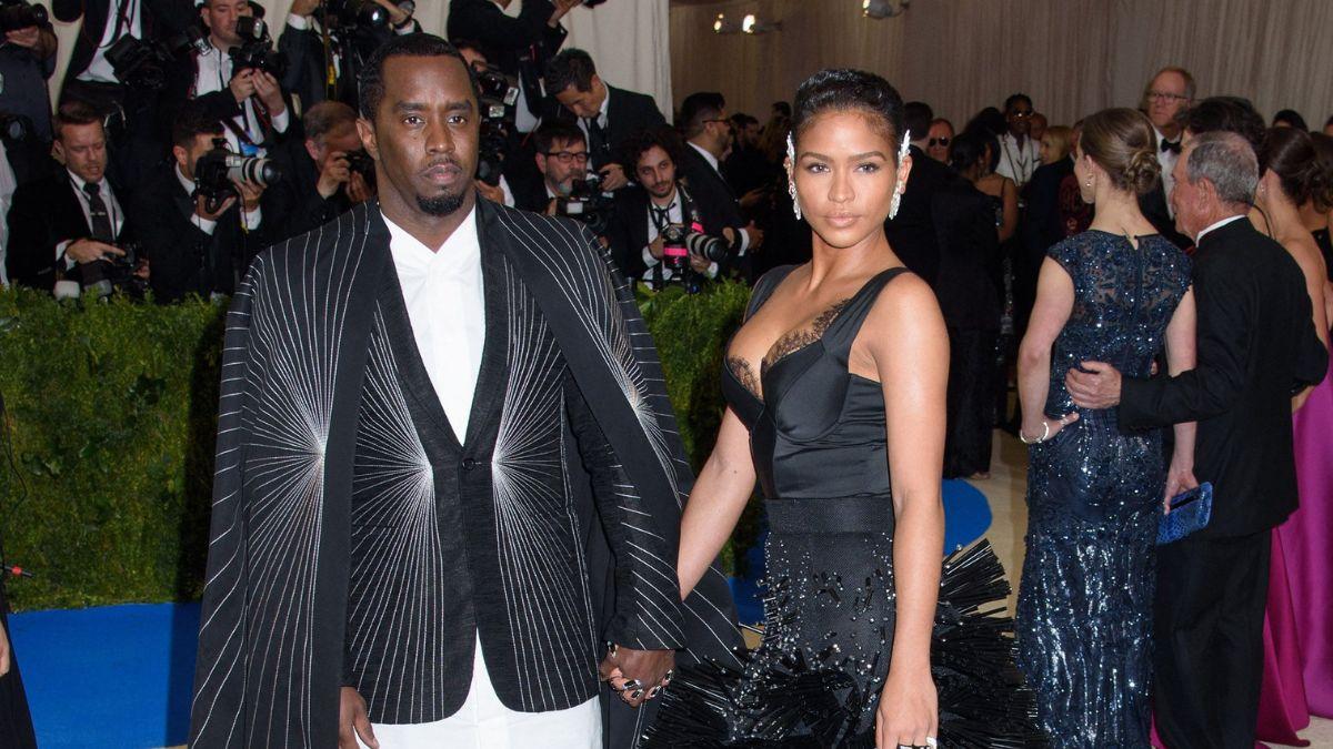 A photo of P. Diddy and Cassie Ventura