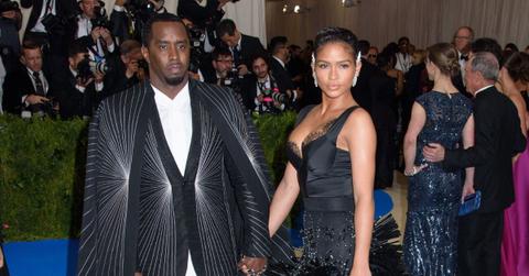 A photo of P. Diddy and Cassie Ventura