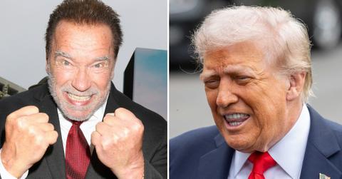 Photo of Arnold Schwarzenegger, Donald Trump