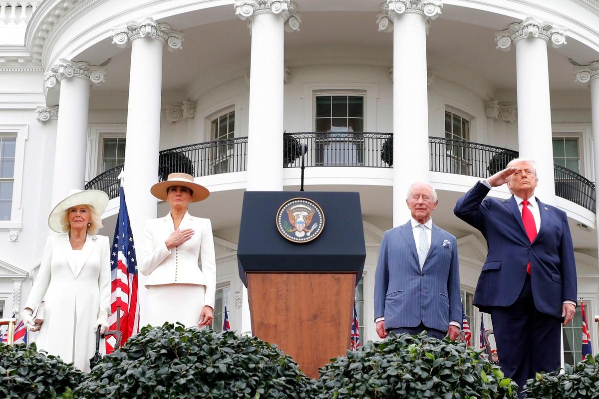 King Charles faced criticism for not addressing Jeffrey Epstein victims during his U.S. state visit with Queen Camilla.
