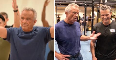 Photo of Robert F. Kennedy Jr., Robert F. Kennedy Jr. and Pete Hegseth