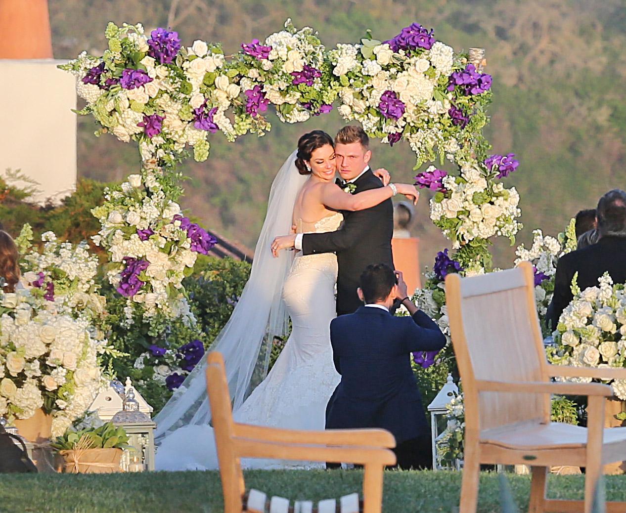 Nick Carter gets married to fiance Lauren Kitt in Santa Barbara