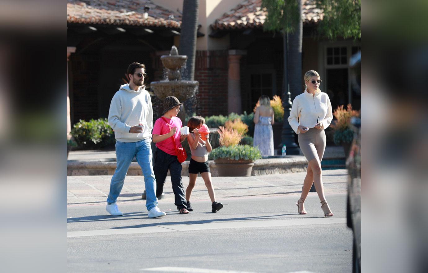 Scott Disick Sofia Richie Get Ice Cream After His Kourtney Trip