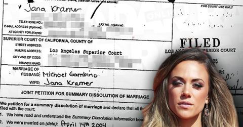 dwts jana kramer two secret divorces