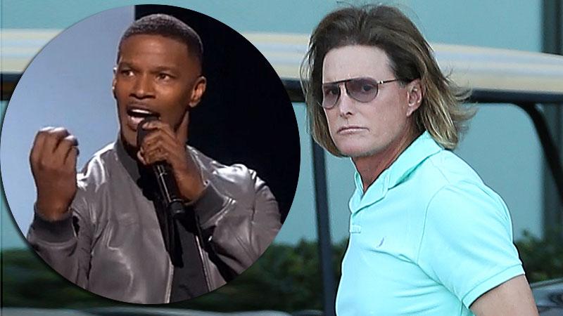 Bruce Jenner Jamie Foxx Transgender Joke