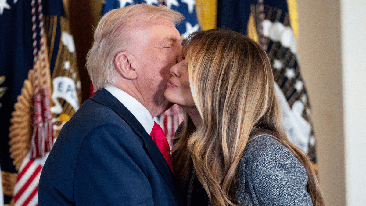 Photo of Donald and Melania Trump