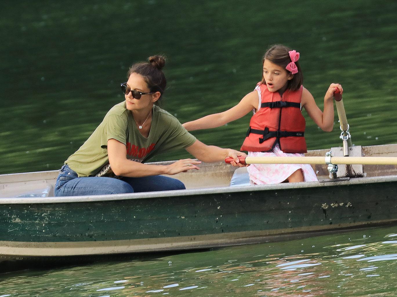 Katie Holmes Daughter Suri Boating Mystery Man