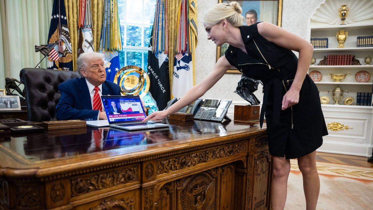 Photo of Donald Trump, Natalie Harp