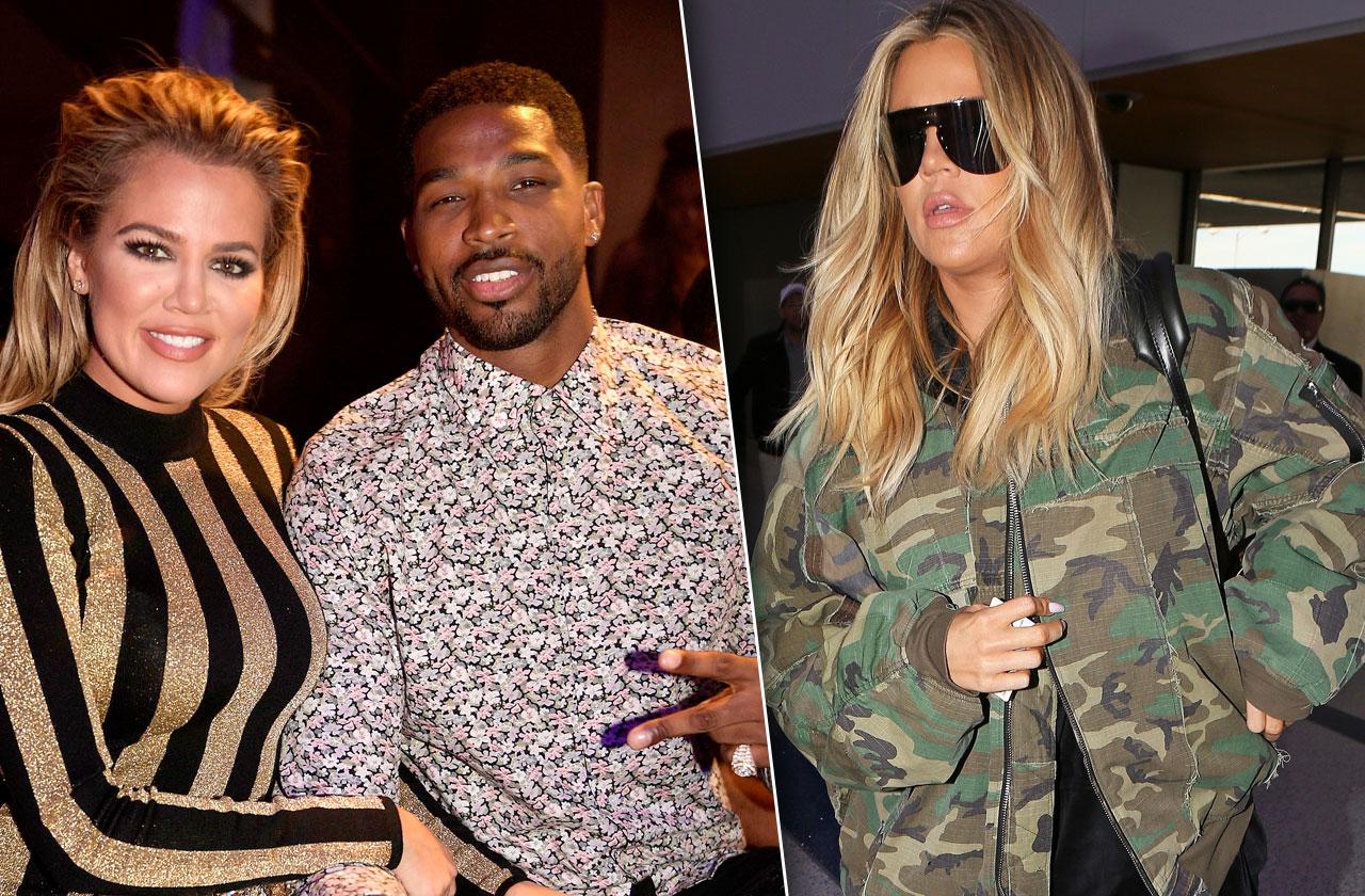 Khloe Kardashian Baby Bump Pregnant