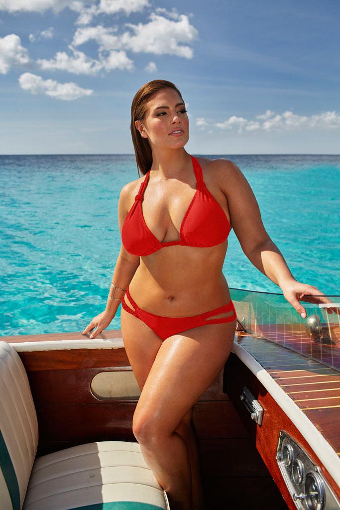Size Sizzling Ashley Graham Bares Her Curves For New Swimwear Line