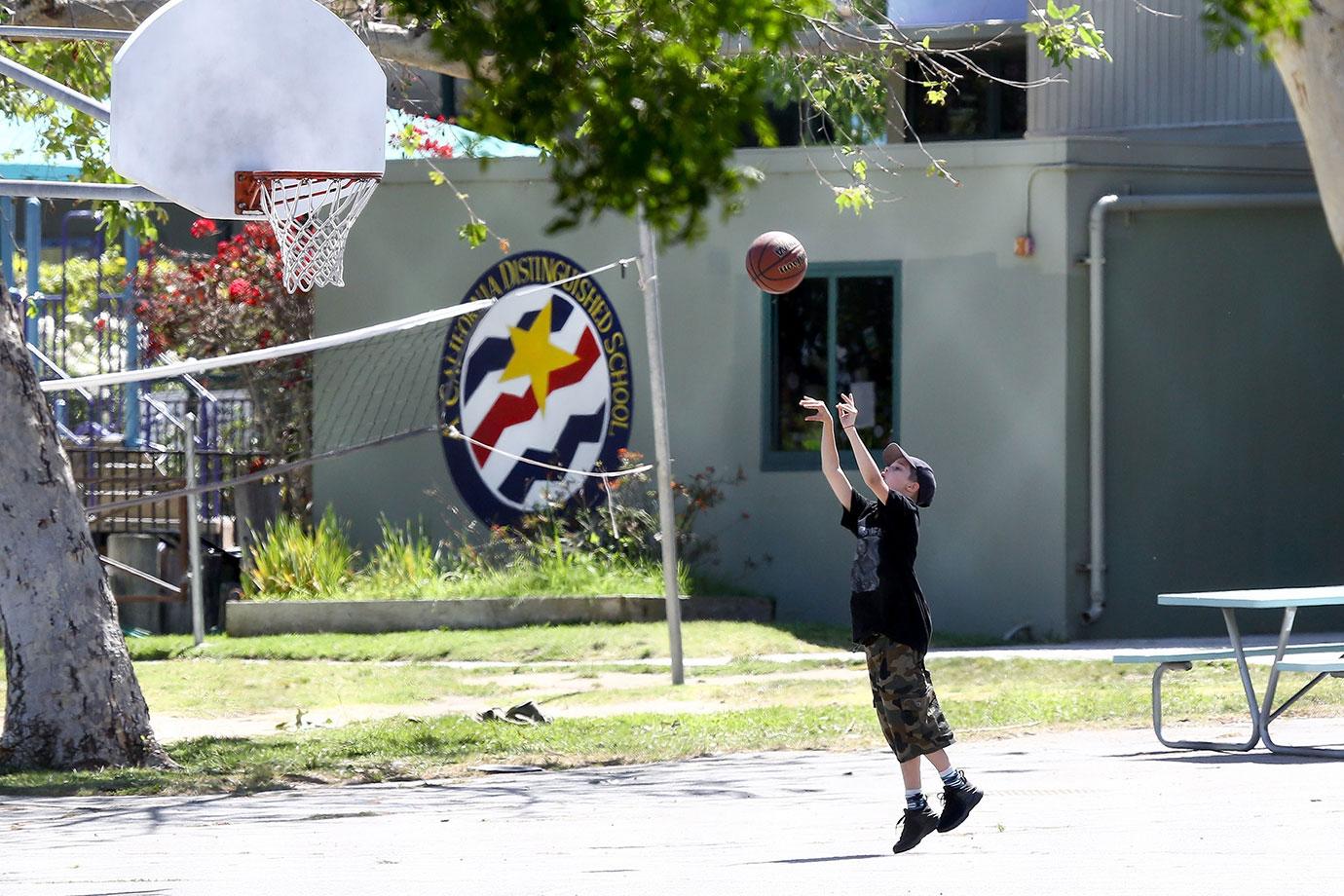 Shiloh Jolie Pitt Boy Basketball