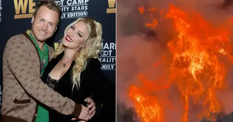 Composite photo of Heidi Montag and Spencer Pratt