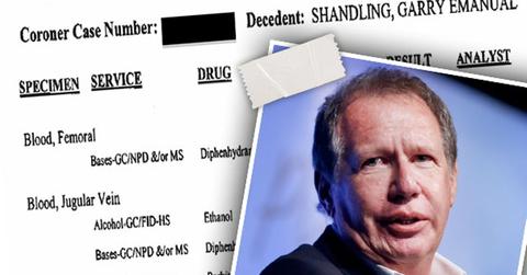 garry shandling autopsy report drugs