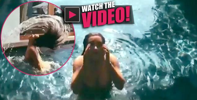 //kim kardashian instagram bikini video