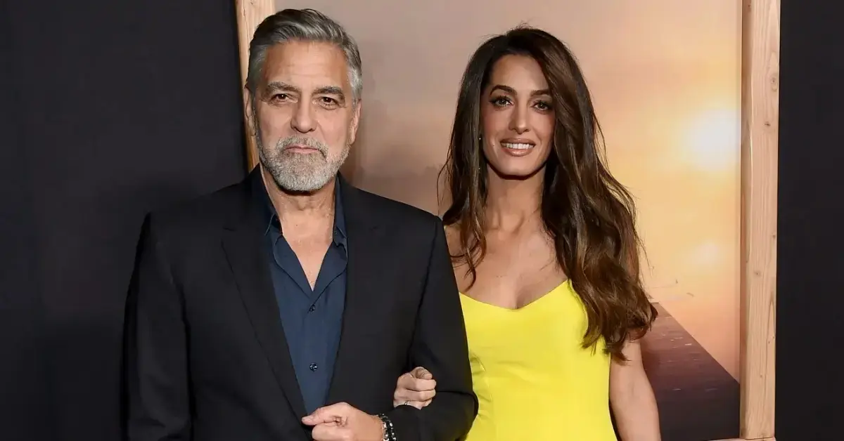 Photo of George and Amal Clooney